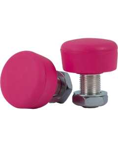 LMNADE Adjustable Rubber Roller Skate Toe Stops - Pink