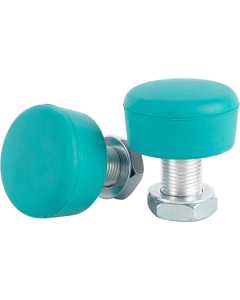 LMNADE Adjustable Rubber Roller Skate Toe Stops - Turquoise