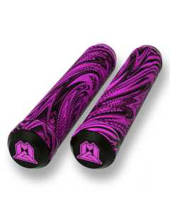 MGP 180mm Swirl Grind Scooter Grips - Pink/Black