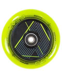 Madd Gear Raven Hollow Core 100mm Scooter Wheel - Green