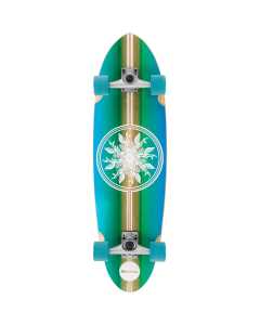 Mindless Wake Surf Skate Complete Cruiser - Blue 35"
