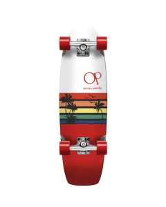 Ocean Pacific Sunset Cruiser Complete Skateboard - White 30''