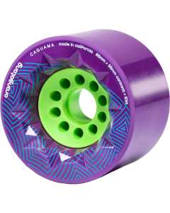 Orangatang Caguama 85mm Longboard Wheels - Purple 83a (Pack of 4)