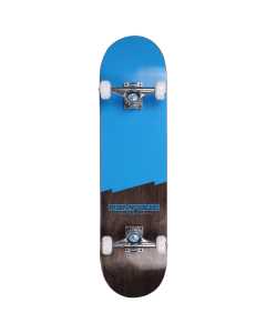 Rampage Plain Third Complete Skateboard - Blue/Black 7.75''