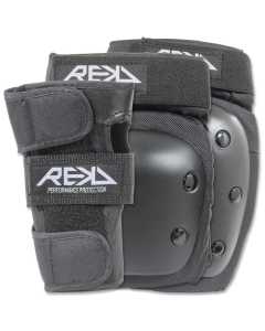 REKD Adult Heavy Duty Triple Pad Set - Black