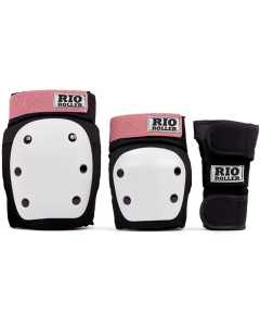 Rio Roller Triple Pad Set - Black/Rose