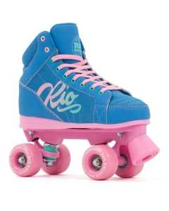 Rio Roller Lumina Quad Roller Skates - Blue/Pink