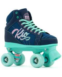 Rio Roller Lumina Quad Roller Skates - Navy/Green