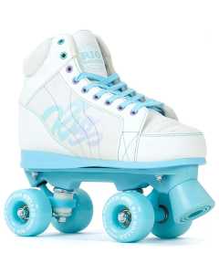 Rio Roller Lumina Quad Roller Skates - White/Blue