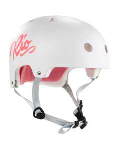 Rio Roller Script Helmet - White