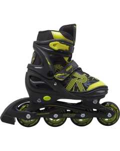 Roces Jokey 3.0 Adjustable Inline Skates - Black/Lime
