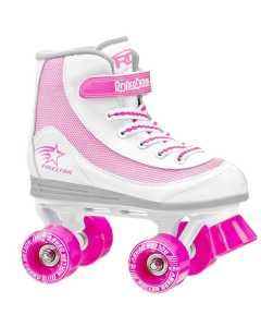 Roller Derby FireStar V2 Quad Roller Skates - White/Pink