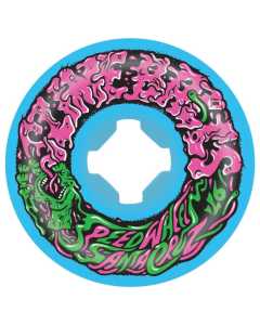 Santa Cruz Slime Balls Vomit Mini II 97a Skateboard Wheels - Blue 53mm