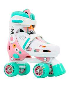 SFR Storm V Adjustable Roller Skates - Flower