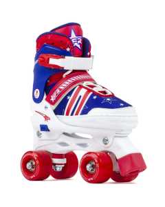 SFR Spectra Adjustable Roller Skates - Blue/Red