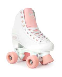 SFR Figure Quad Roller Skates - White/Pink