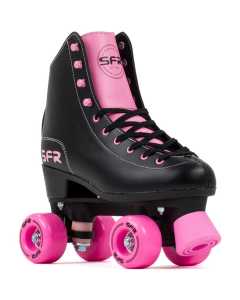 SFR Figure Quad Roller Skates - Black/Pink
