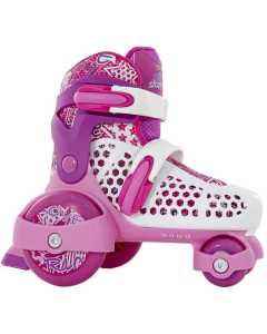 SFR Stomper Adjustable Junior Girl's Skates - White/Pink