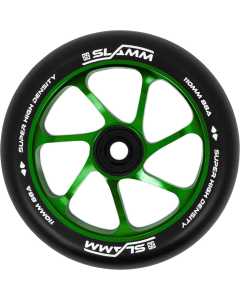 Slamm Team 110mm Scooter Wheel - Black/Green