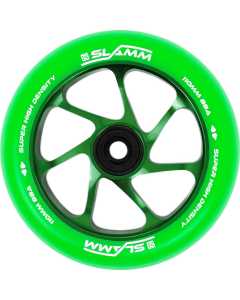 Slamm Team 110mm Scooter Wheel - Green/Green