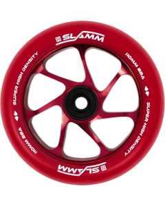 Slamm Team 110mm Scooter Wheel - Red/Red