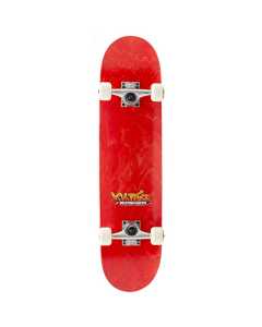 Voltage Graffiti Logo Complete Skateboard - Red 7.5"