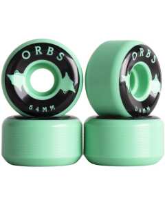 Welcome Orbs Specters Solid Conical 99a Skateboard Wheels - Mint 54mm