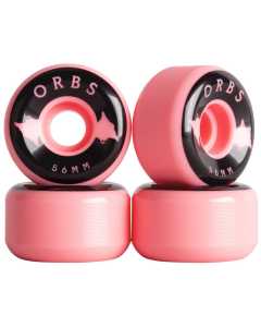 Welcome Orbs Specters Solid Conical 99a Skateboard Wheels - Coral 56mm