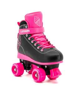 Cream Scoop Quad Roller Skates - Vivid (Black/Pink)