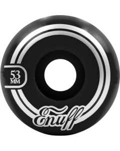 Enuff Refresher II 55D Skateboard Wheels - Black 53mm