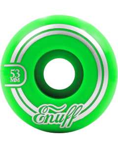 Enuff Refresher II 55D Skateboard Wheels - Green 53mm