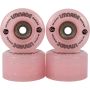 LMNADE Vibe Quad Roller Skate Wheels - Pink Translucent Glitter 54mm