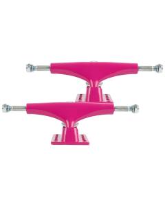 Rampage Rasp Skateboard Trucks - Pink 5''