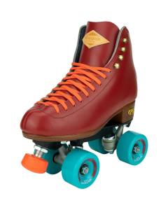Riedell Crew Quad Roller Skates - Crimson Red