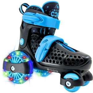 CORE  Kids Newbie 4-Wheel Roller Skates - Black/Blue