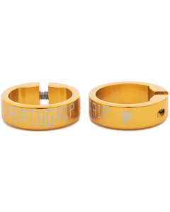 DMR DeathGrip Mountain Bike Grip Collars - Gold (Pair)