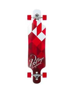Voltage Drop Through Complete Longboard - White/Red 39"