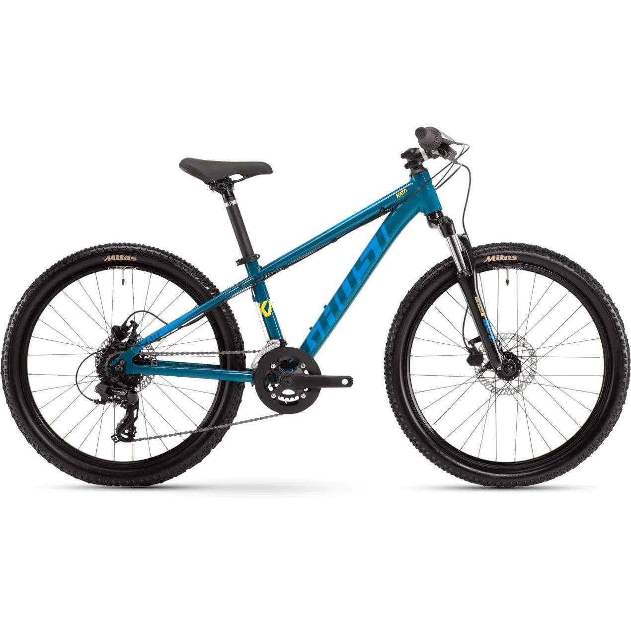 Ghost 2021 Kato 24'' Essential Kids Mountain Bike Petrol Blue