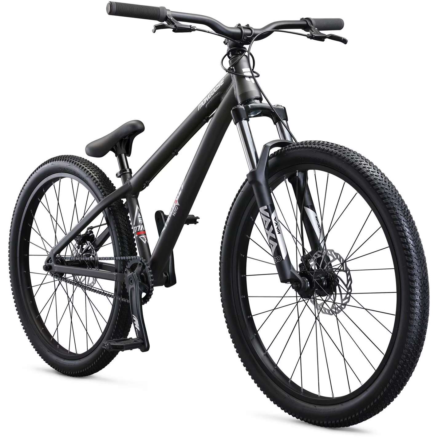 Mongoose 26 U Fireball Moto SS Dirt Jump Bike Grey SkateHut