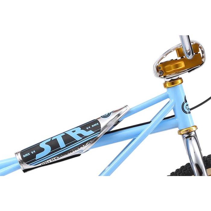 SE STR-24 Quadangle 24'' Complete BMX SE Blue SkateHut