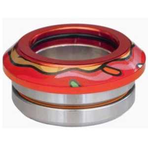 Chubby Doughnut Integrated Scooter Headset - Red