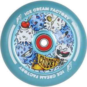 Chubby Ice Cream 110mm Scooter Wheel - Blue