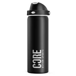 CORE Insulated Dual Spout 750ml Water Bottle - Black