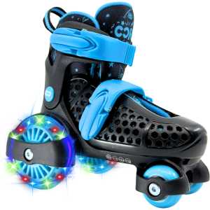 CORE  Kids Newbie 4-Wheel Roller Skates - Black/Blue