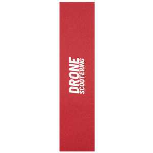 Drone Scootering Logo Scooter Grip Tape - Red 23&quot; x 6&quot;