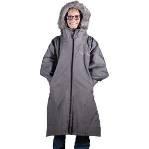 Dryrobe Kids Advance Long Sleeve Changing Robe - Charcoal