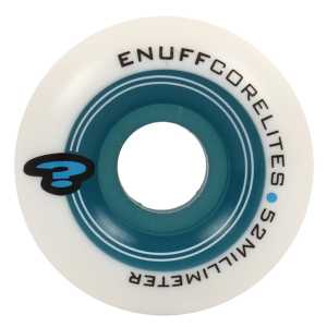 Enuff Corelite White Skateboard Wheels - Blue