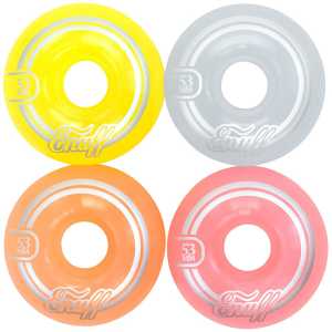 Enuff Refresher II 55D Skateboard Wheels - Pastel Mix 53mm
