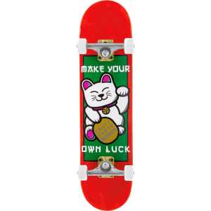Enuff Lucky Cat Complete Skateboard - Red 8"