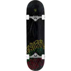 Enuff Three Tier Reloaded Complete Skateboard - Black 8"